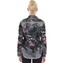 Samurai Oni Mask Womens Long Sleeve Shirt View2