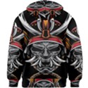 Samurai Oni Mask Kids  Zipper Hoodie Without Drawstring View2