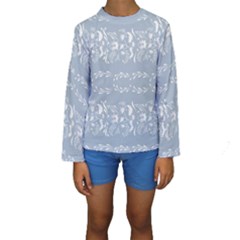 Fantasy Flowers Kids  Long Sleeve Swimwear by Eskimos