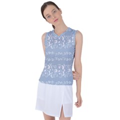 Fantasy Flowers Women s Sleeveless Sports Top by Eskimos