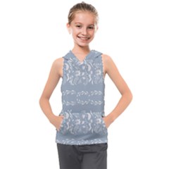 Fantasy Flowers Kids  Sleeveless Hoodie