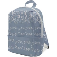 Fantasy Flowers Zip Up Backpack