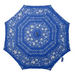 Blue Flowers Hook Handle Umbrellas (medium) by Eskimos