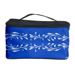 Blue flowers Cosmetic Storage