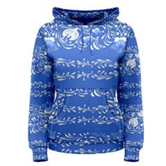 Blue Flowers Women s Pullover Hoodie by Eskimos