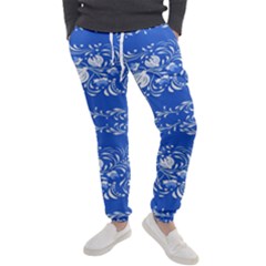 Blue Flowers Men s Jogger Sweatpants