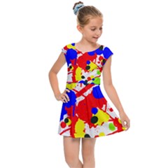 Colorfull Kids  Cap Sleeve Dress