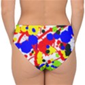 Colorfull Double Strap Halter Bikini Bottom View2