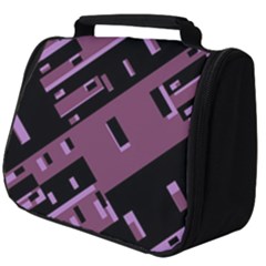 Dark Geometric Shapes Print Pattern Full Print Travel Pouch (big) by dflcprintsclothing