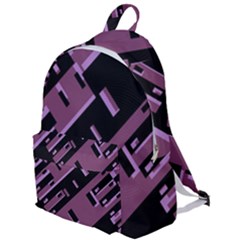 Dark Geometric Shapes Print Pattern The Plain Backpack