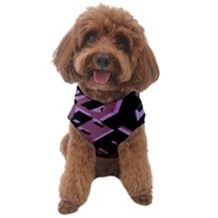 Dark Geometric Shapes Print Pattern Dog Sweater