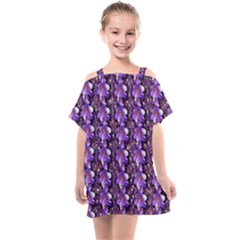 Flowers Into A Decorative Field Of Bloom Popart Kids  One Piece Chiffon Dress by pepitasart