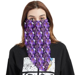 Flowers Into A Decorative Field Of Bloom Popart Face Covering Bandana (triangle)