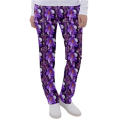 Flowers Into A Decorative Field Of Bloom Popart Women s Casual Pants by pepitasart