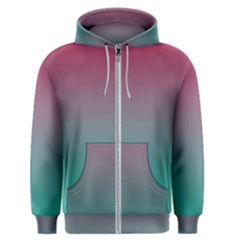 Teal Sangria Men s Zipper Hoodie