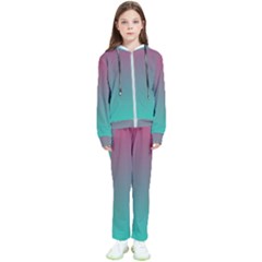 Teal Sangria Kids  Tracksuit by SpangleCustomWear