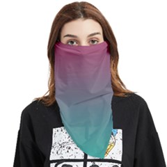 Teal Sangria Face Covering Bandana (triangle)