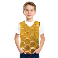 Hexagonal Windows Kids  Basketball Tank Top by essentialimage365