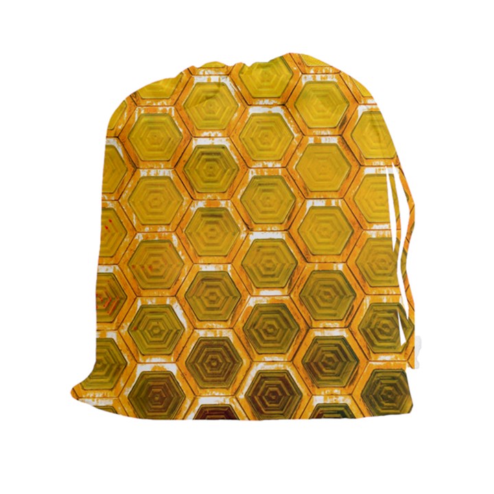 Hexagonal Windows Drawstring Pouch (2XL)