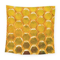 Hexagonal Windows Square Tapestry (large) by essentialimage365