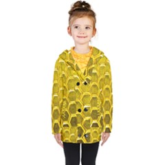 Hexagon Windows Kids  Double Breasted Button Coat by essentialimage365