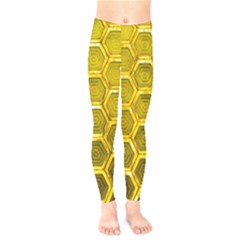 Hexagon Windows Kids  Leggings by essentialimage365