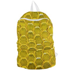 Hexagon Windows Foldable Lightweight Backpack by essentialimage365