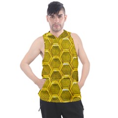 Hexagon Windows Men s Sleeveless Hoodie by essentialimage365