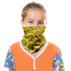 Hexagon Windows Face Covering Bandana (kids) by essentialimage365