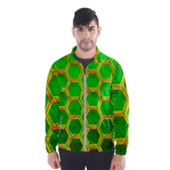 Hexagon Window Men s Windbreaker by essentialimage365