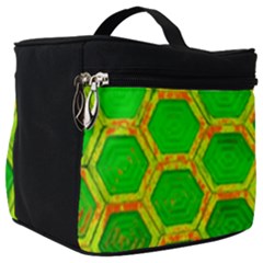 Hexagon Window Make Up Travel Bag (big) by essentialimage365