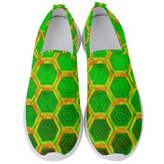 Hexagon Window Men s Slip On Sneakers by essentialimage365