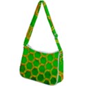 Hexagon Window Zip Up Shoulder Bag View2