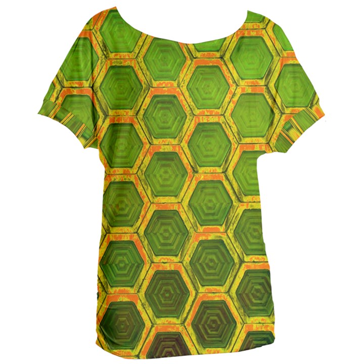 Hexagon Windows Women s Oversized Tee