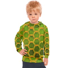 Hexagon Windows Kids  Hooded Pullover by essentialimage365