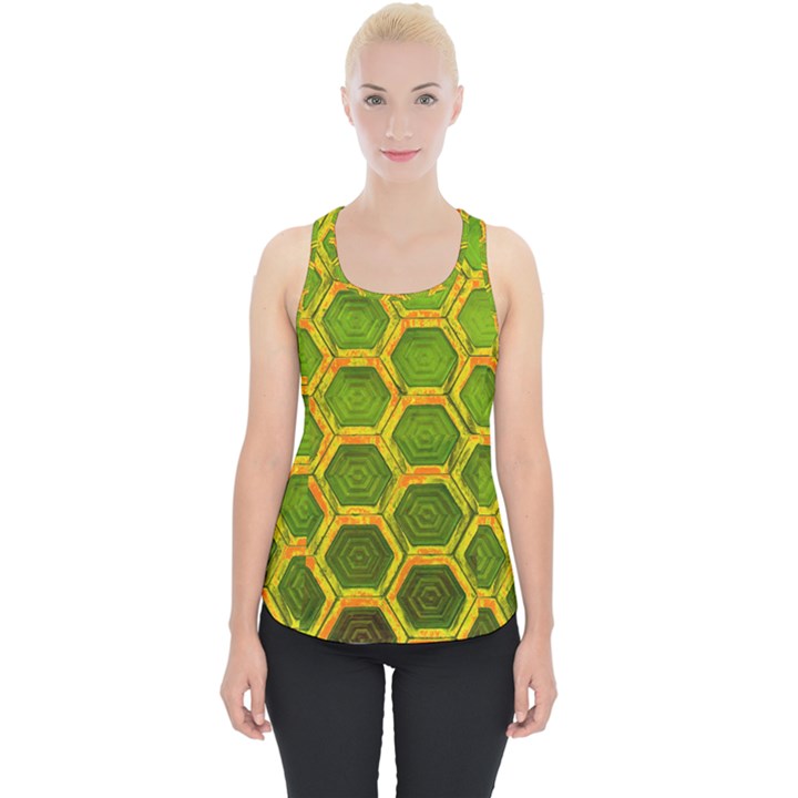 Hexagon Windows Piece Up Tank Top