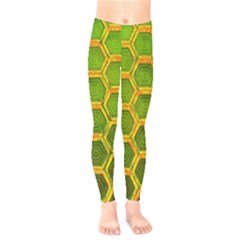 Hexagon Windows Kids  Leggings by essentialimage365