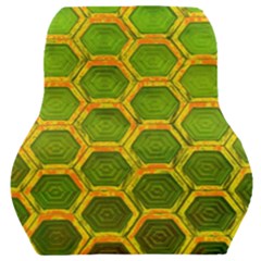 Hexagon Windows Car Seat Back Cushion  by essentialimage365