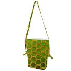 Hexagon Windows Folding Shoulder Bag by essentialimage365