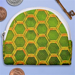 Hexagon Windows Horseshoe Style Canvas Pouch by essentialimage365