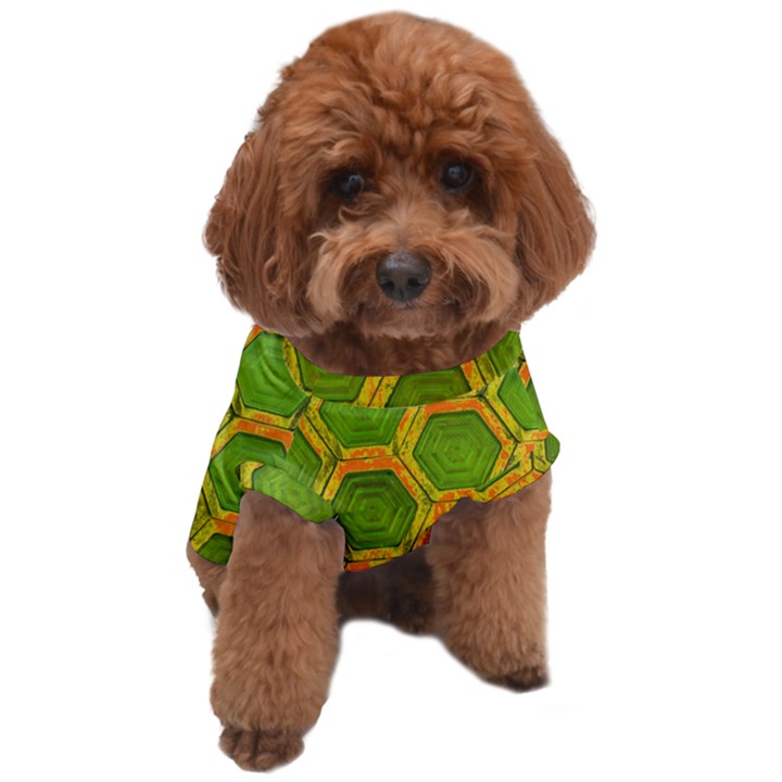 Hexagon Windows Dog T-Shirt