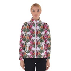 Flowers Pattern Winter Jacket by goljakoff