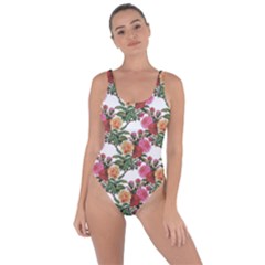 Flowers Pattern Bring Sexy Back Swimsuit by goljakoff