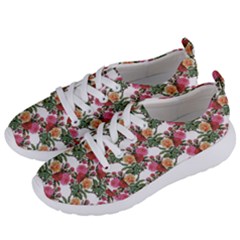 Flowers Pattern Women s Lightweight Sports Shoes by goljakoff