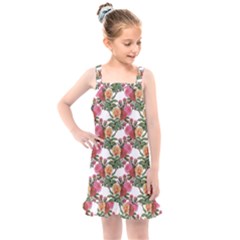 Flowers Pattern Kids  Overall Dress by goljakoff