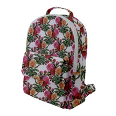 Flowers Pattern Flap Pocket Backpack (large) by goljakoff