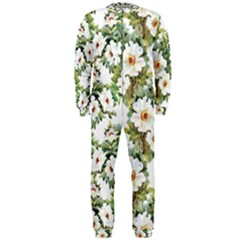 White Flowers Onepiece Jumpsuit (men) 