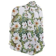 White Flowers Classic Backpack by goljakoff