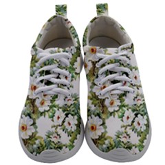 White Flowers Mens Athletic Shoes by goljakoff