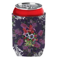 Purple Flowers Can Holder by goljakoff